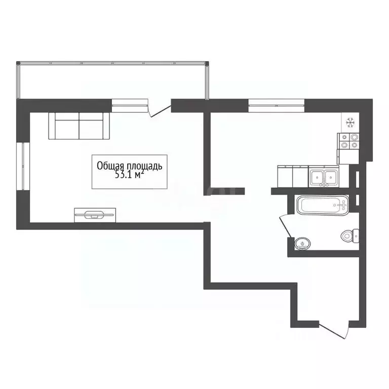 1-к кв. Новосибирская область, Новосибирск Затулинский жилмассив, ул. ... - Фото 2