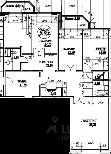 4-к кв. Московская область, Истра муниципальный округ, с. Рождествено ... - Фото 2