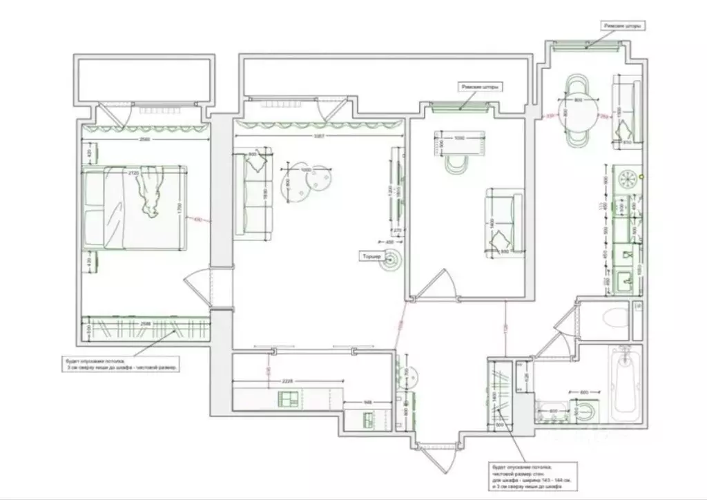 3-к кв. Москва Ленинградское ш., 44 (72.2 м) - Фото 2
