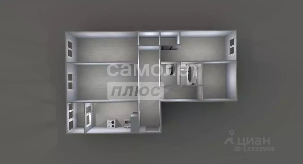 4-к кв. Московская область, Подольск ул. Генерала Варенникова, 4 ... - Фото 2