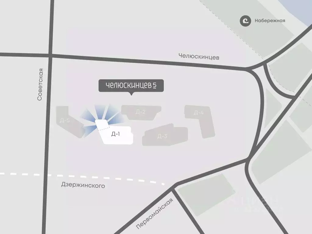 2-к кв. Тюменская область, Тюмень Челюскинцев 5 жилой комплекс (88.0 ... - Фото 2