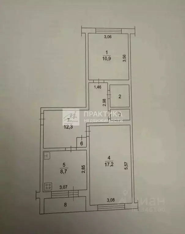 2-к кв. Московская область, Рузский муниципальный округ, Тучково пгт, ... - Фото 2