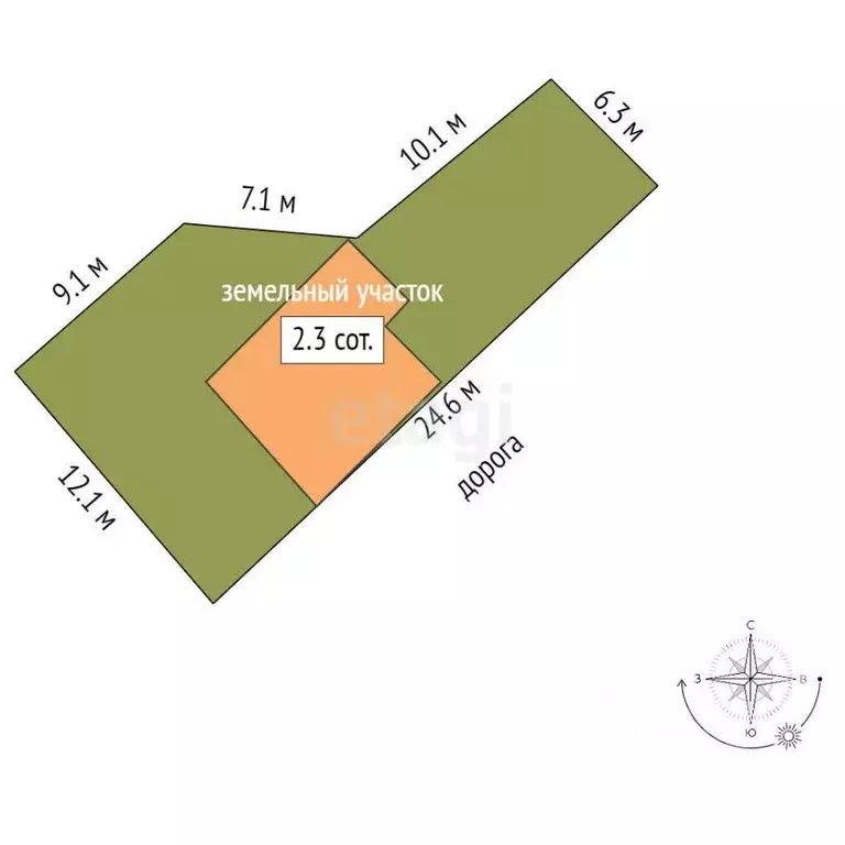 Дом в Ростовская область, Ростов-на-Дону пос. Орджоникидзе, ул. ... - Фото 1