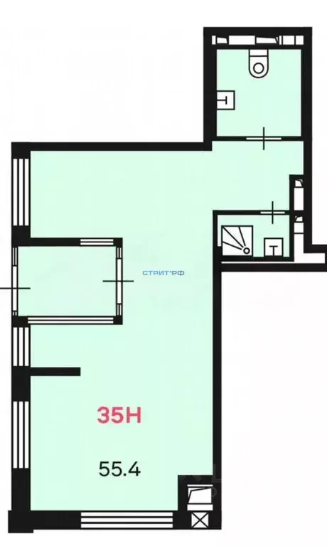 Помещение свободного назначения в Москва Краснодарская ул., 6 (55 м) - Фото 1