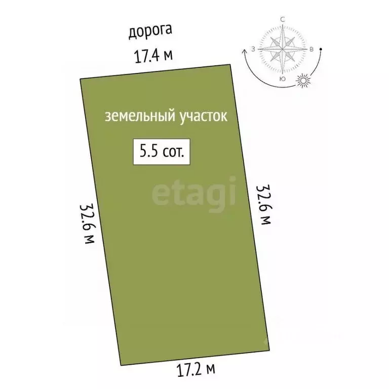 Участок в Ростовская область, Батайск Труд ДНТ, 7-я линия (5.51 сот.) - Фото 2