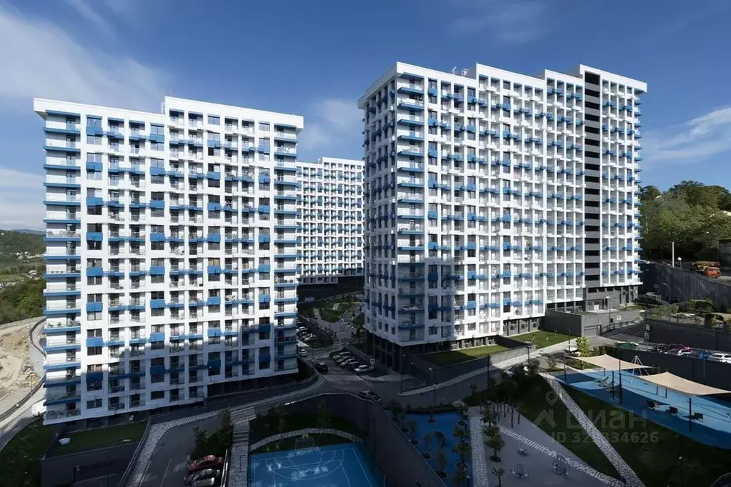 3-к кв. Краснодарский край, Сочи Бытха мкр, ул. Ясногорская, 16/2к3 ... - Фото 1