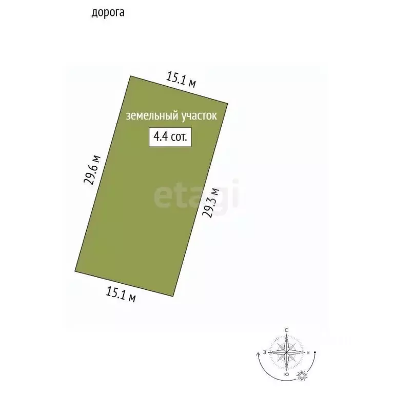 Участок в Ростовская область, Батайск ул. Клеверная (4.4 сот.) - Фото 2