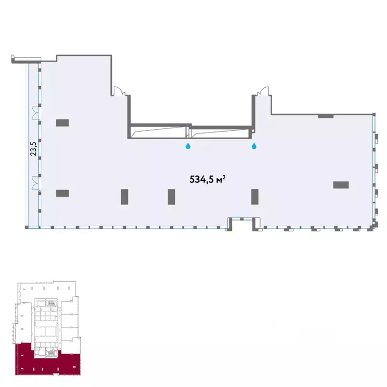 Офис в Москва Кинематографический кв-л,  (558 м) - Фото 2