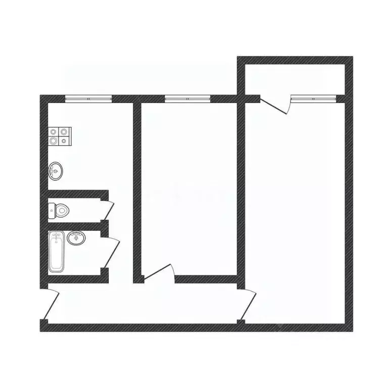 2-к кв. Алтайский край, Бийск ул. Максима Горького, 69 (53.1 м) - Фото 2