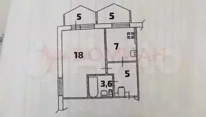 1-к. квартира, 35 м, 6/9 эт. - Фото 0