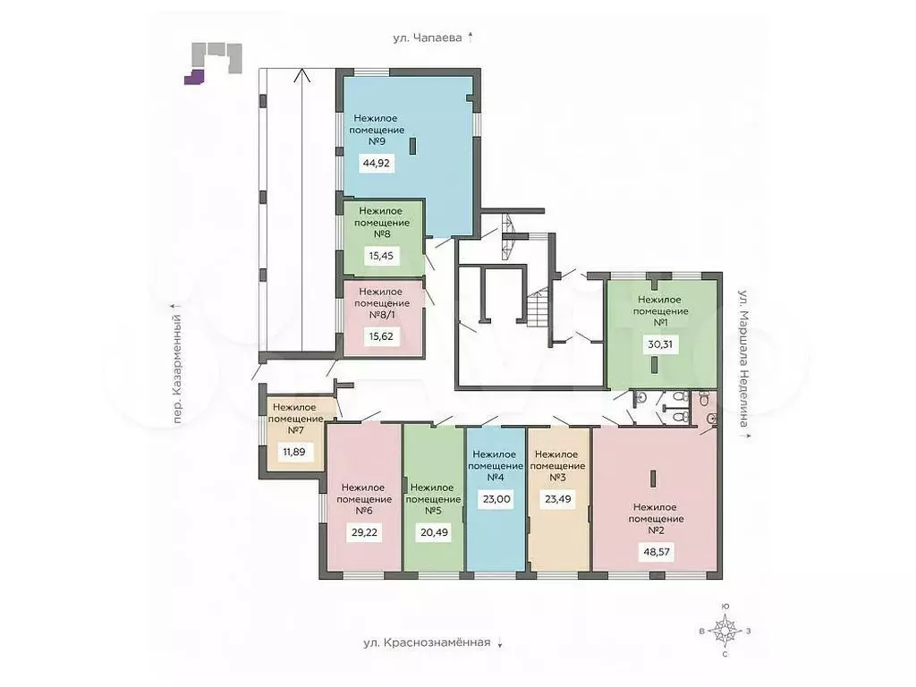 Продам помещение свободного назначения, 30.31 м - Фото 1