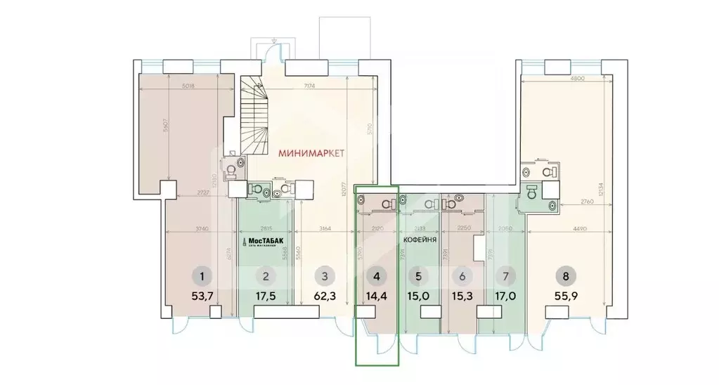 Помещение свободного назначения в Москва Ленинградский просп., 33К3 ... - Фото 2