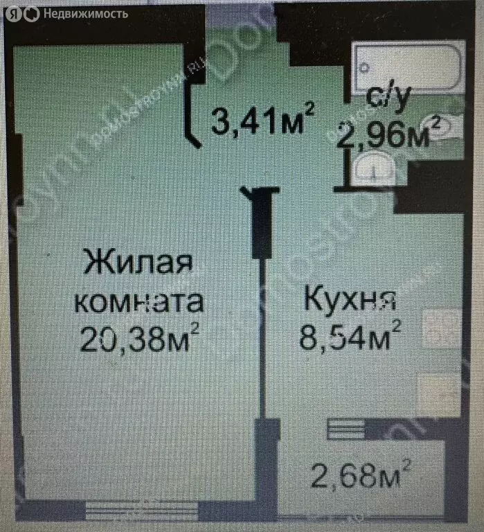 1-комнатная квартира: Анкудиновка, Русская улица, 5 (38 м) - Фото 0