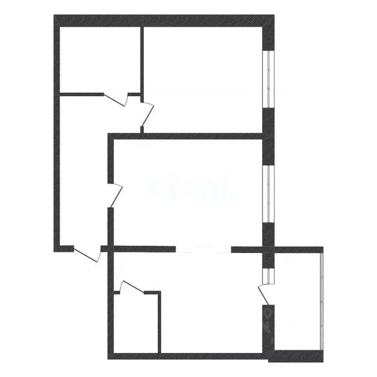 2-к кв. Калужская область, Обнинск ул. Гагарина, 71 (56.6 м) - Фото 2