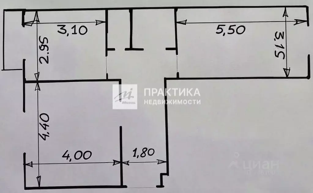 2-к кв. Москва Фрунзенская наб., 48 (60.5 м) - Фото 2
