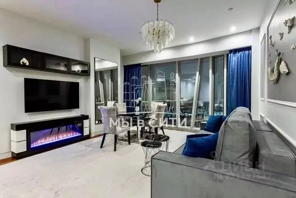 2-к кв. Москва 1-й Красногвардейский проезд, 21с2 (87.0 м) - Фото 1