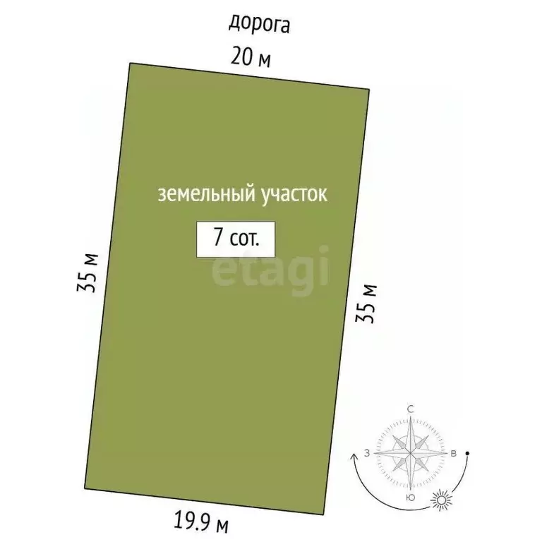 Участок в Тюменская область, Тюменский муниципальный округ, д. ... - Фото 2