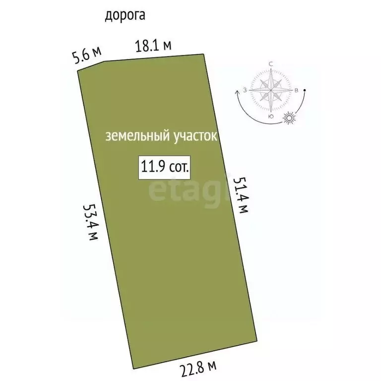 Участок в Свердловская область, Талица пл. Молодежная (12.0 сот.) - Фото 2