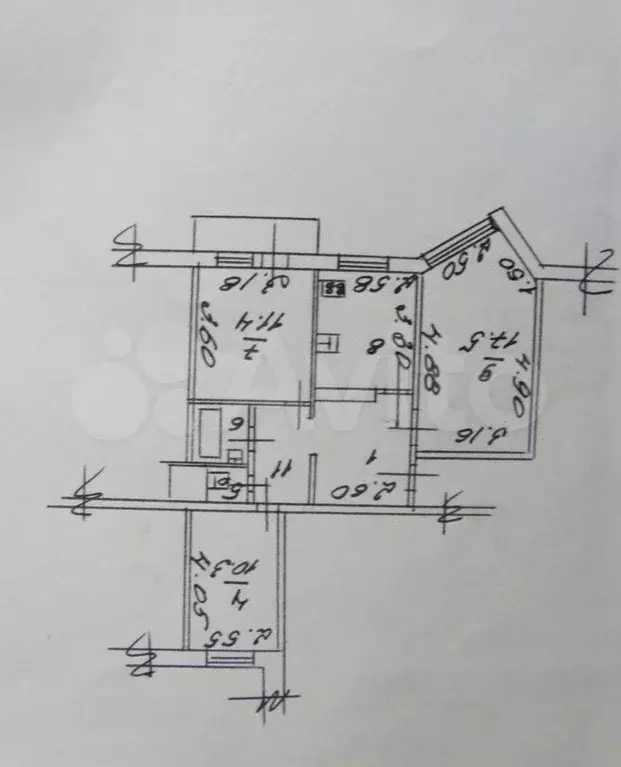 3-к. квартира, 62 м, 9/9 эт. - Фото 0