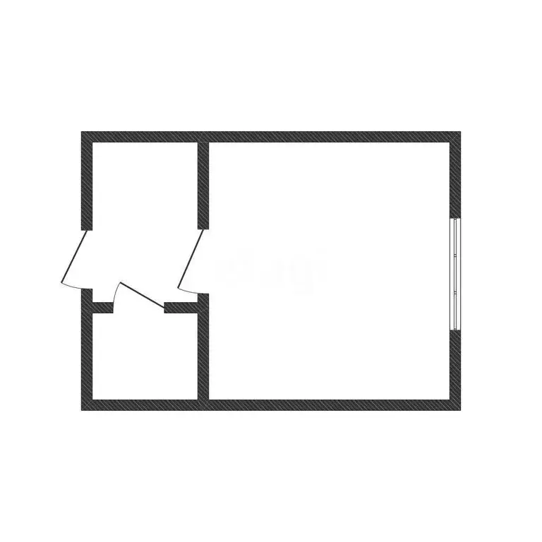 1-комнатная квартира: Казань, улица Седова, 7 (18.6 м) - Фото 1