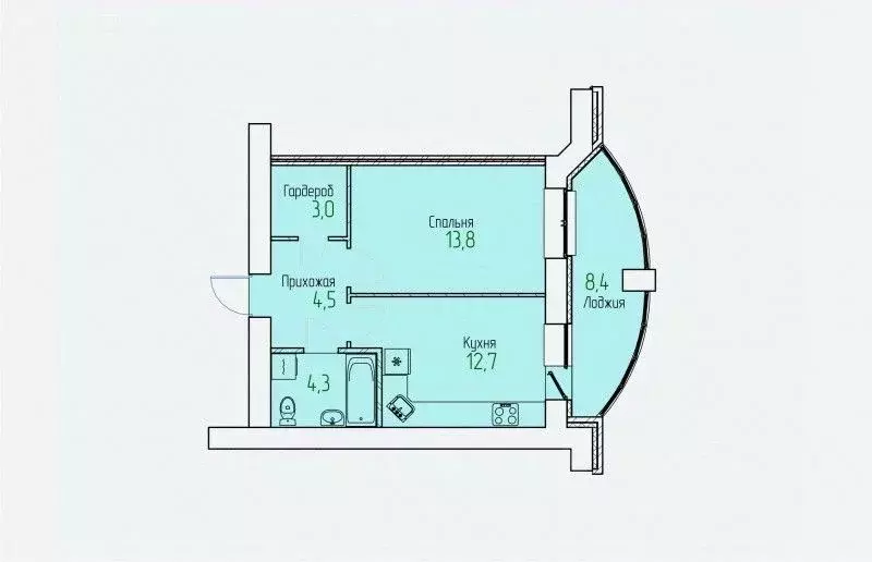 1-к кв. Кировская область, Киров Завода ОЦМ мкр,  (42.9 м) - Фото 0