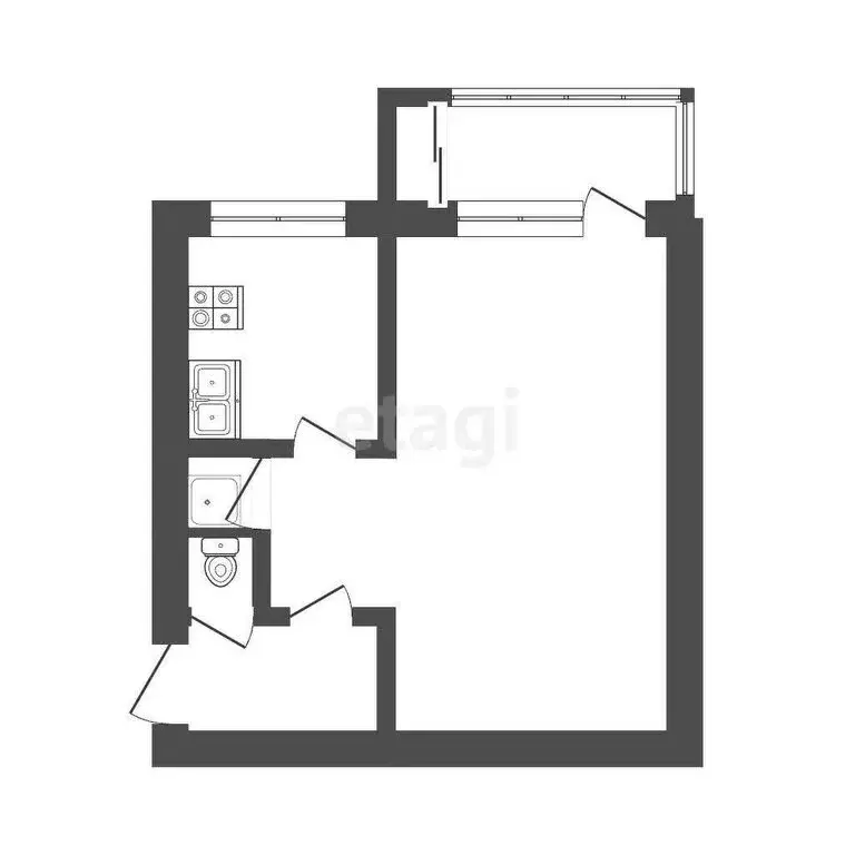 1-комнатная квартира: Петропавловск-Камчатский, проспект 50 лет ... - Фото 1