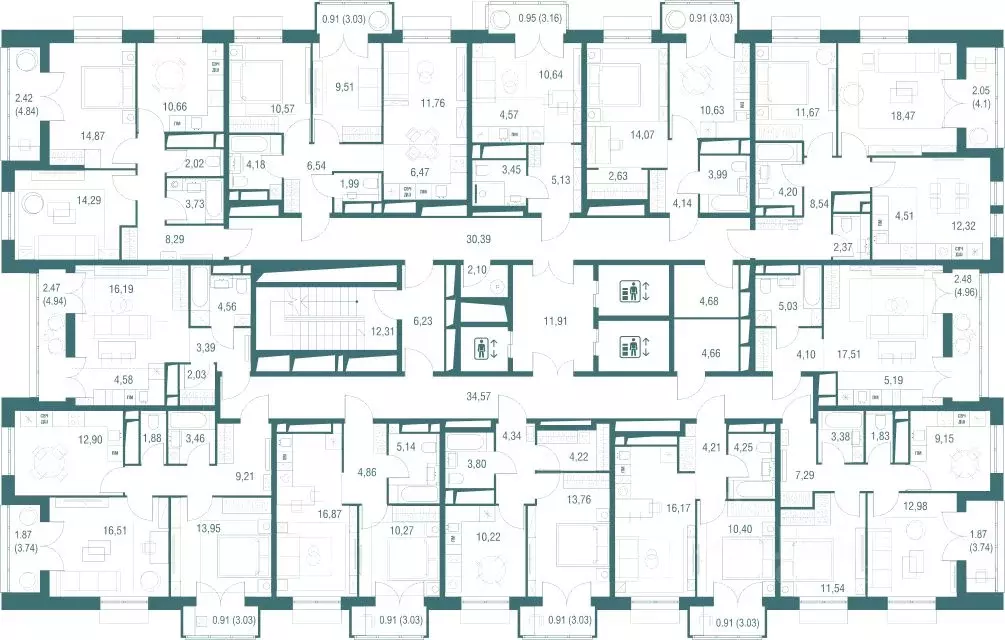 1-к кв. Московская область, Одинцово Одинбург жилой комплекс, 4А (36.3 ... - Фото 2