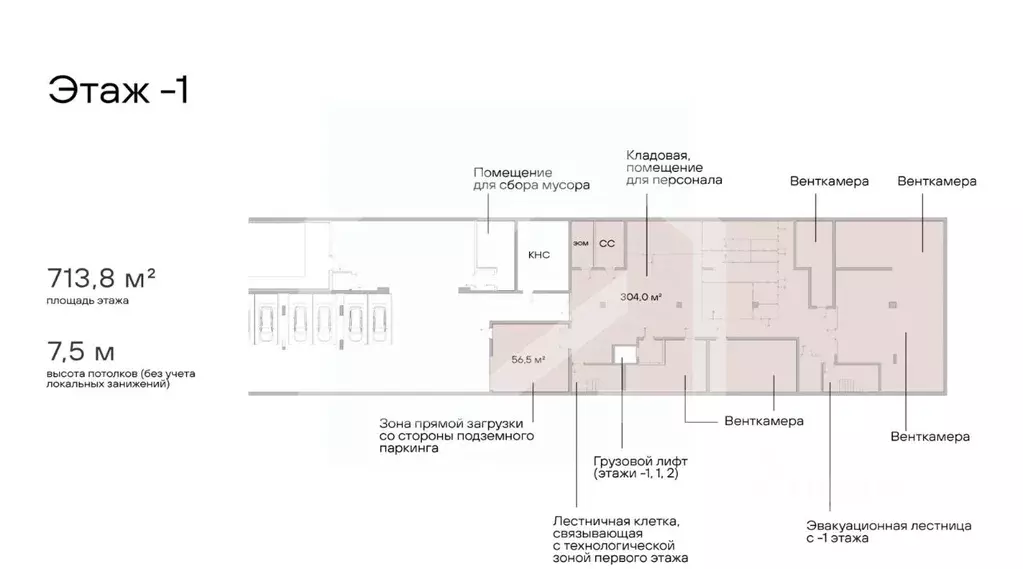 Помещение свободного назначения в Москва Ходынский бул., 6с3 (1501 м) - Фото 2