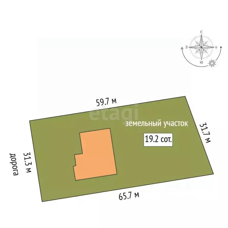 Дом в Томская область, Томский район, д. Барабинка Садовый пер. (170 ... - Фото 2
