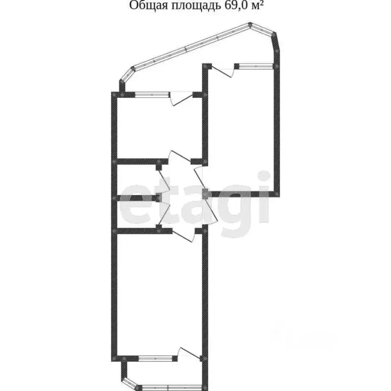 2-к кв. Московская область, Одинцовский городской округ, ... - Фото 1