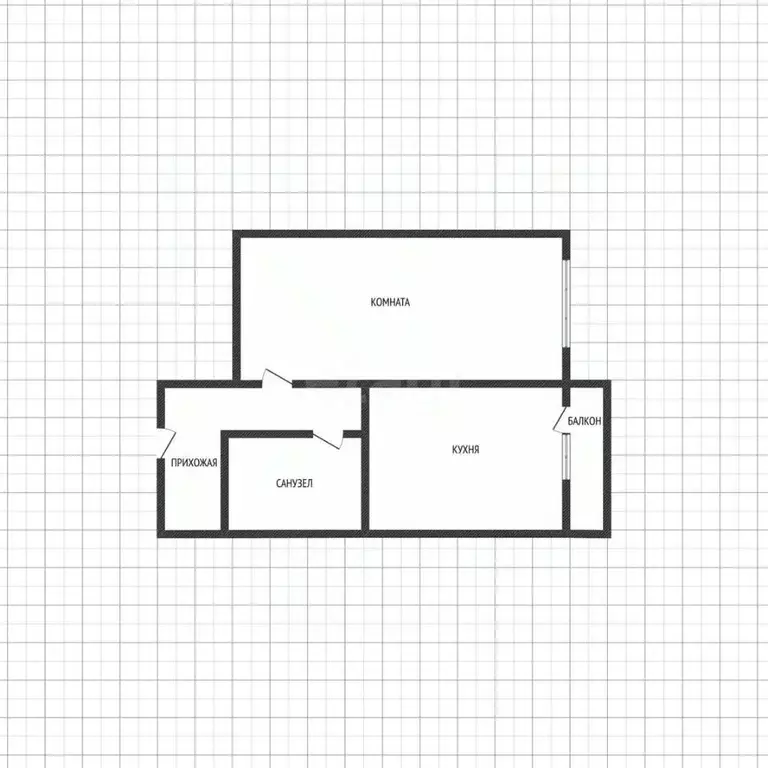 1-к кв. Курская область, Курск просп. Надежды Плевицкой, 15 (35.8 м) - Фото 2