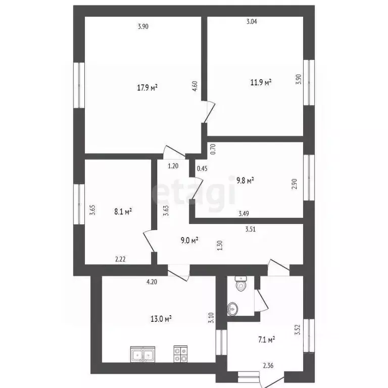 Дом в Самарская область, Самара просп. Карла Маркса, 303 (80 м) - Фото 1