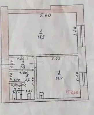 1-к кв. Мордовия, Рузаевка ул. Карла Маркса, 68 (34.0 м) - Фото 2