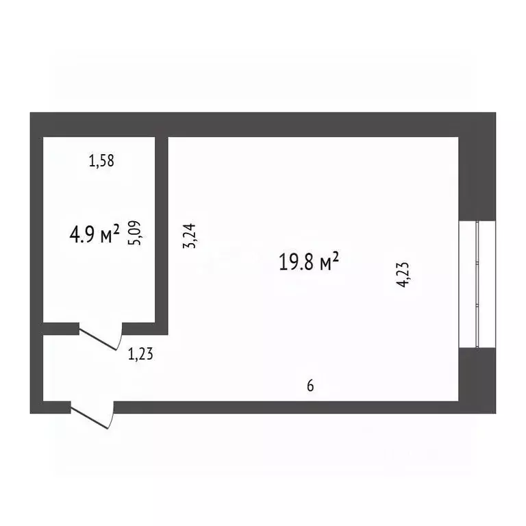 Офис в Красноярский край, Красноярск ул. Академика Киренского, 24 (25 ... - Фото 2