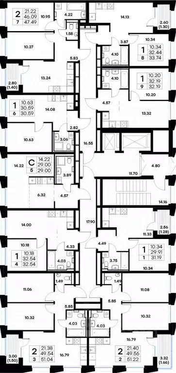 1-к кв. Татарстан, Казань ул. Профессора Мухамедьярова (32.19 м) - Фото 2