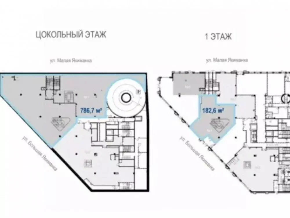 Торговая площадь в Москва ул. Большая Якиманка, 15 (969 м) - Фото 1