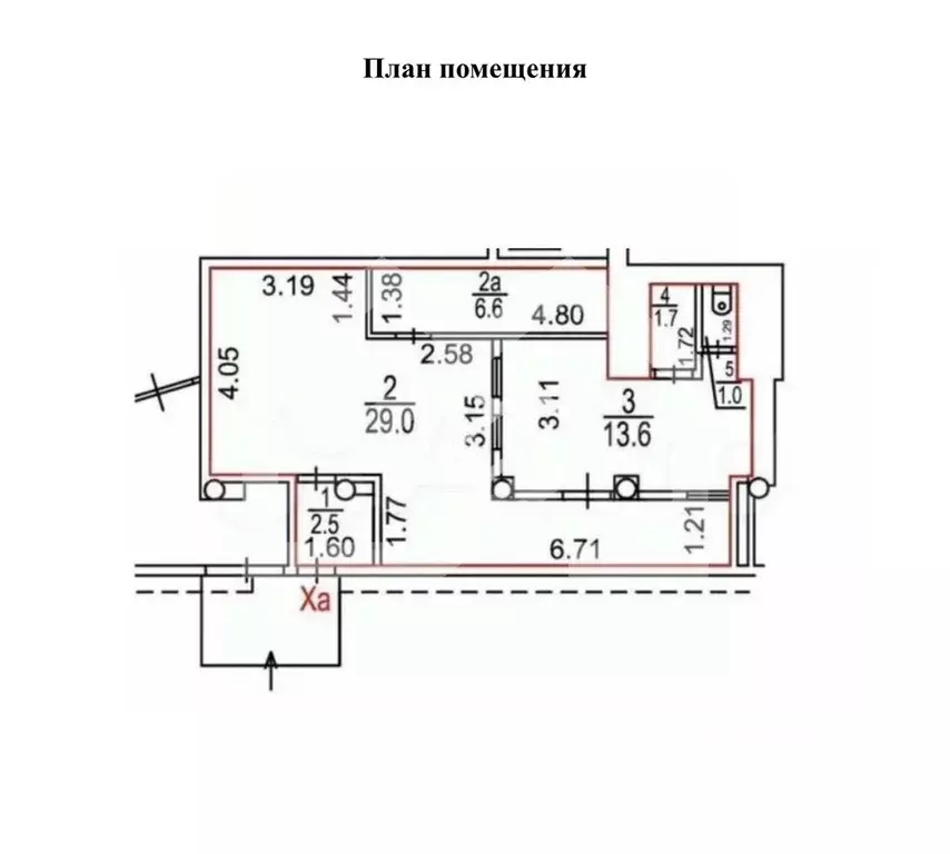 Торговая площадь в Москва бул. Яна Райниса, 2К1 (54 м) - Фото 2