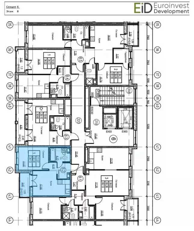 1-к кв. Ленинградская область, Кудрово г. Всеволожский район, ... - Фото 2
