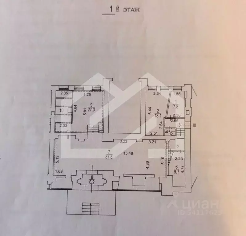 Помещение свободного назначения в Москва Ленинградский просп., 44 (187 ... - Фото 2
