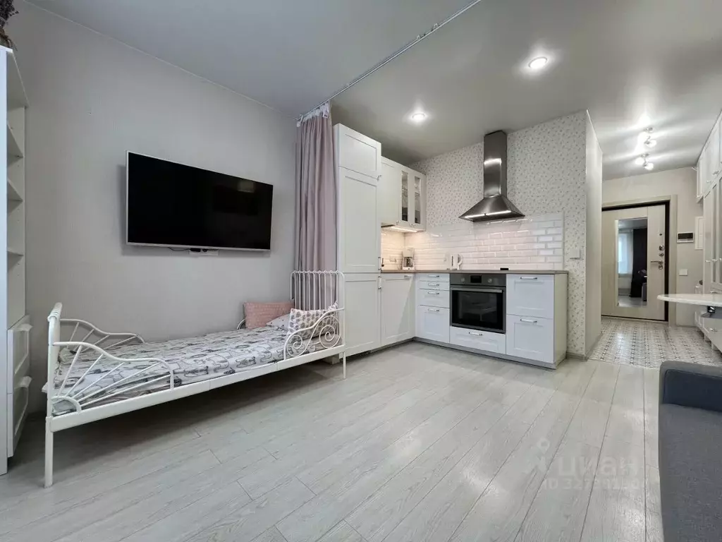 Студия Московская область, Домодедово Востряково мкр, ул. Донская, 5 ... - Фото 1