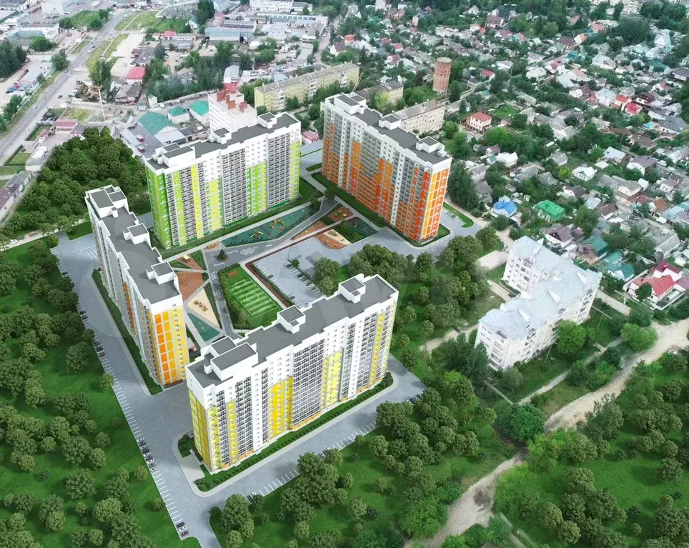 3-к. квартира, 80,3 м, 10/16 эт. - Фото 1