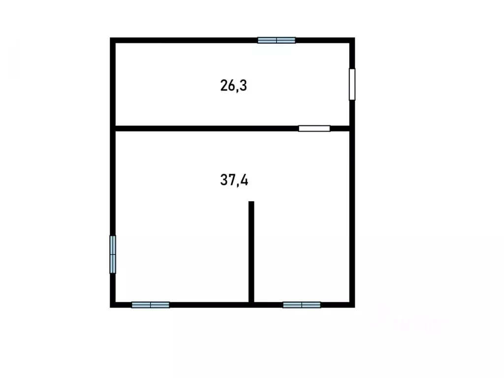 Дом в Томская область, Томский район, с. Рыбалово Первомайская ул., 23 ... - Фото 2