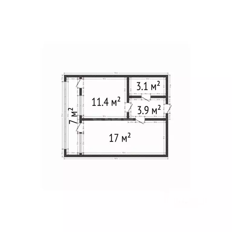 2-к кв. Дагестан, Махачкала просп. Гамидова, 12А (42.4 м) - Фото 2