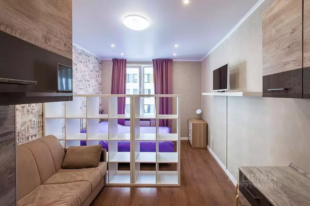 Студия Санкт-Петербург бул. Александра Грина, 1 (21.2 м) - Фото 1