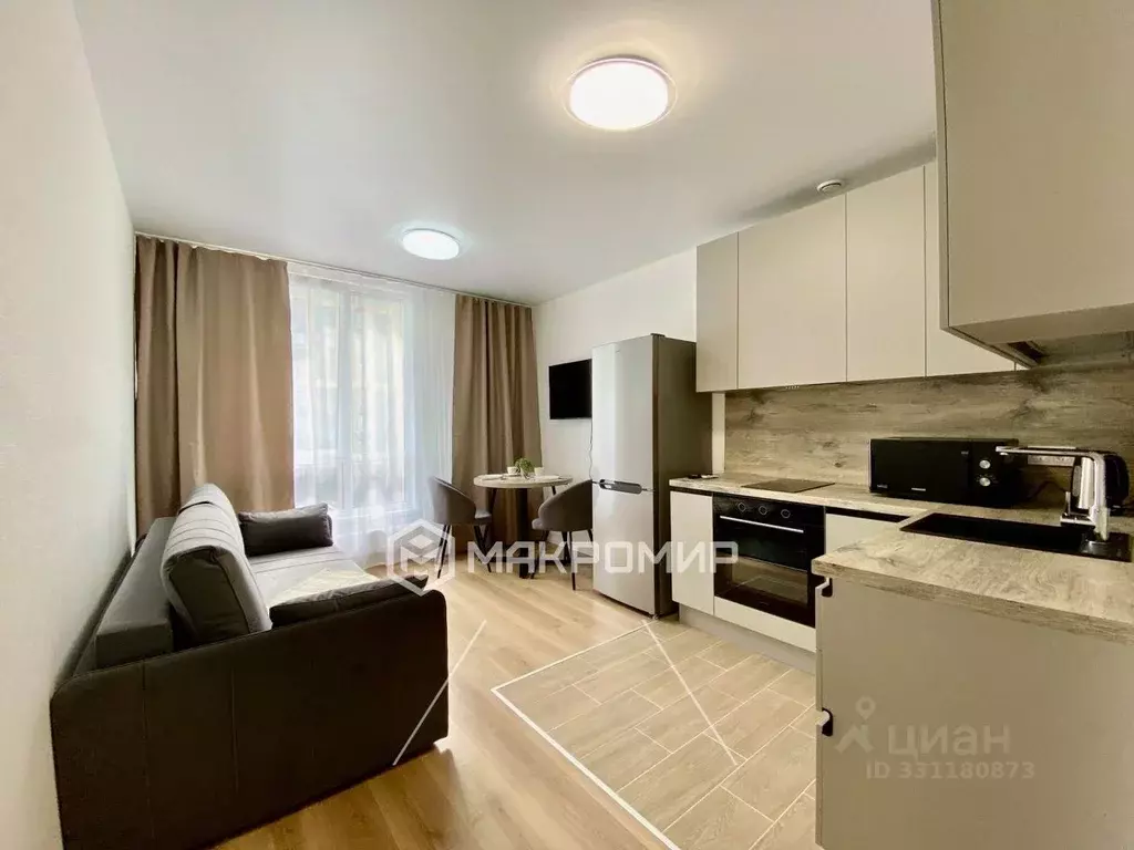 Студия Москва Производственная ул., 17 (21.0 м) - Фото 1
