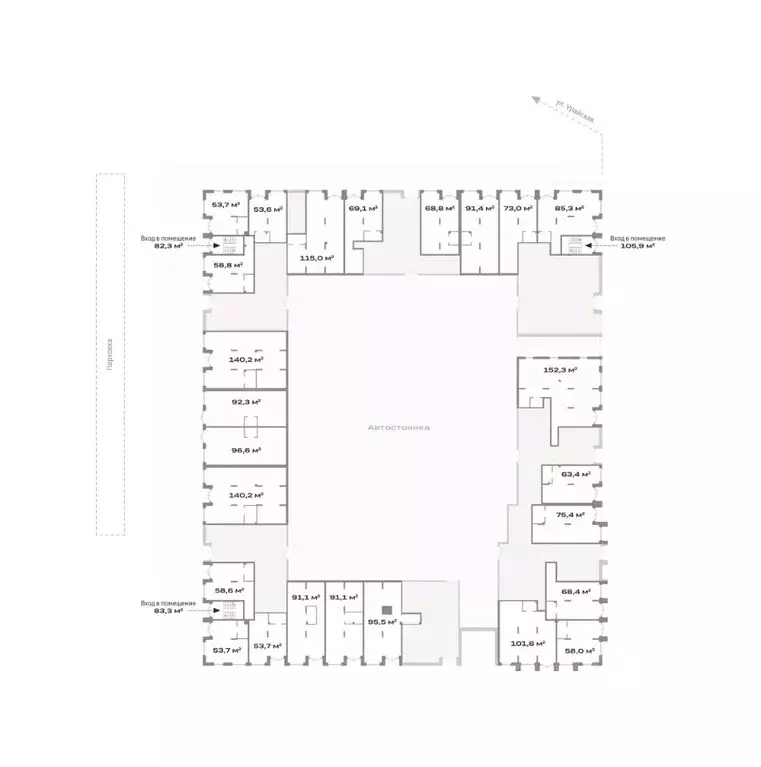 Помещение свободного назначения в Тюменская область, Тюмень Зарека ... - Фото 2