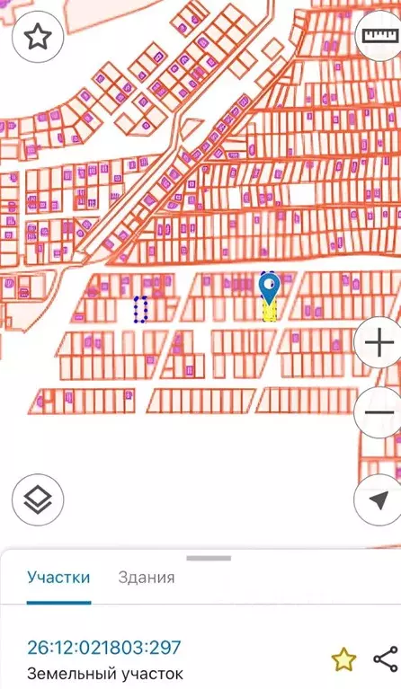 Участок в Ставропольский край, Ставрополь ул. Тополей, 37 (7.5 сот.) - Фото 1