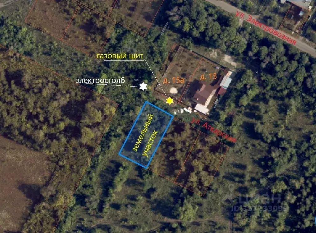 Участок в Саратовская область, Ртищево Аткарская ул. (10.0 сот.) - Фото 2