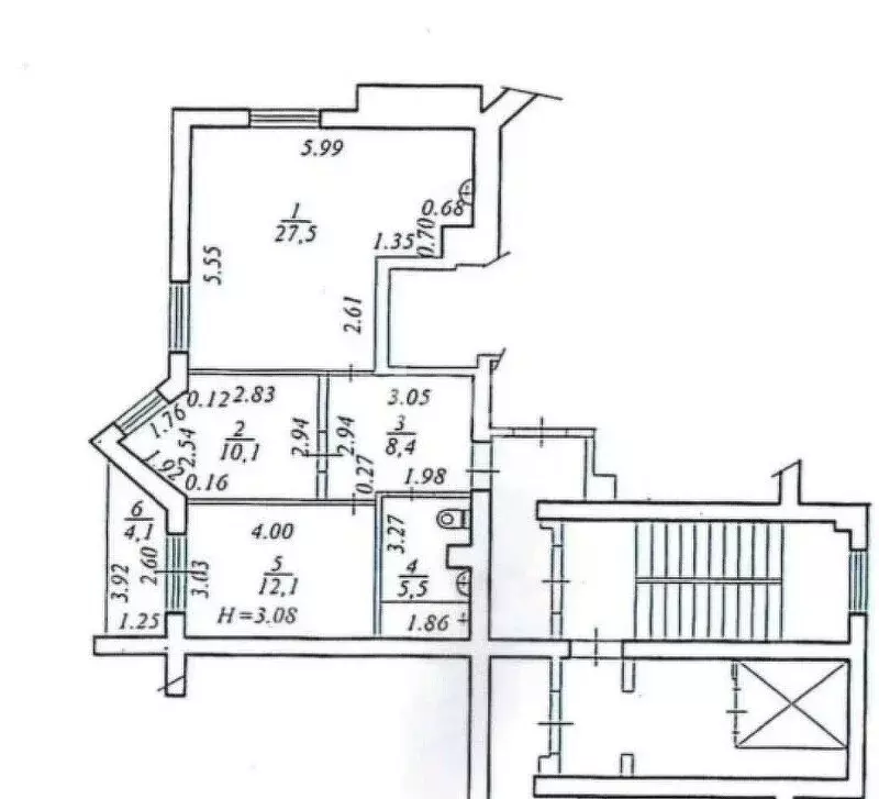 3-комнатная квартира: Южно-Сахалинск, улица имени Антона Буюклы, 4А ... - Фото 1