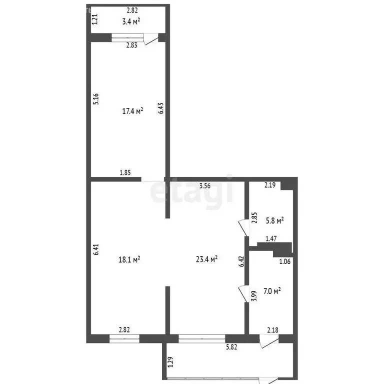 Офис (75.1 м) - Фото 1